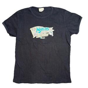 Vintage Lee Sport Florida Marlins Shirt 2003 World Series Champions Gray Crew XL